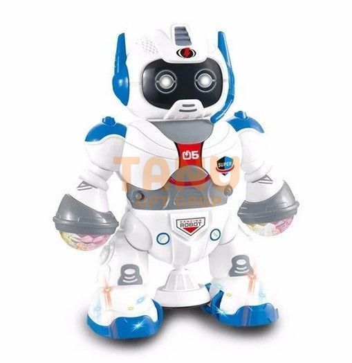 Танцюючий робот Dancing robot зі звуком та світлом Rotating Robot (В) 03k10p155 фото
