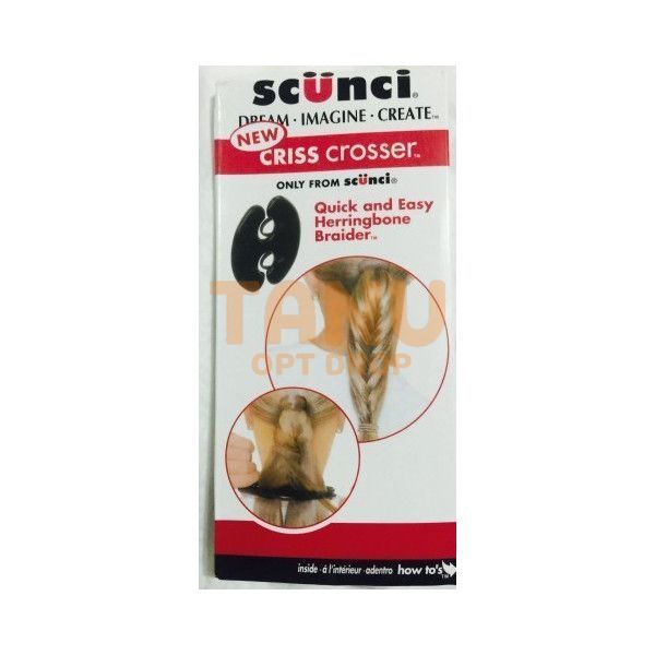 Шпилька для плетива коси Scunci Criss Crosse (626) 07k03p045 фото