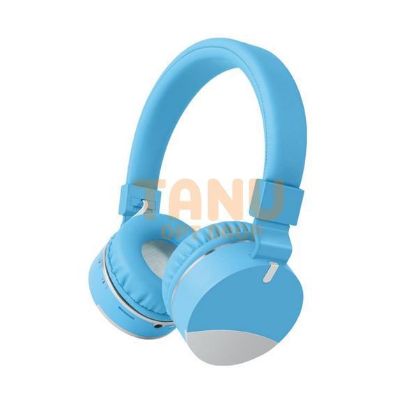 Беспроводные наушники Gorsun GS-E86- Bluetooth стерео наушники с MP3 плеером и FM радио, Голубые 11k01p036 фото