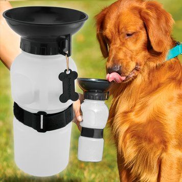 Дорожная прогулочная бутылка-поилка для собак &laquo;Aqua Dog&raquo; DOG BOTTLE Белый (225) 05k05p014v1 фото