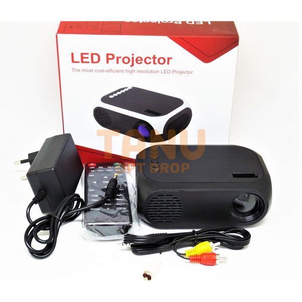 Проектор портативный мультимедийный Full HD Led Projector YG320C Черный (626) 11k09p016 фото