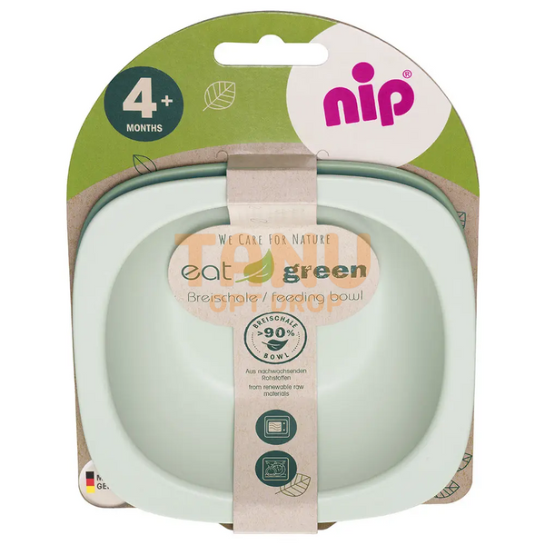 Глибока дитяча миска Nip 37065 для годування, еко-серія Green, 2 шт (TK) 03k17p104 фото