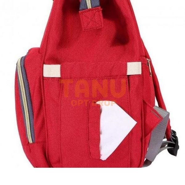 Сумка-рюкзак для мам Mom Bag Красная 03k17p004v7 фото