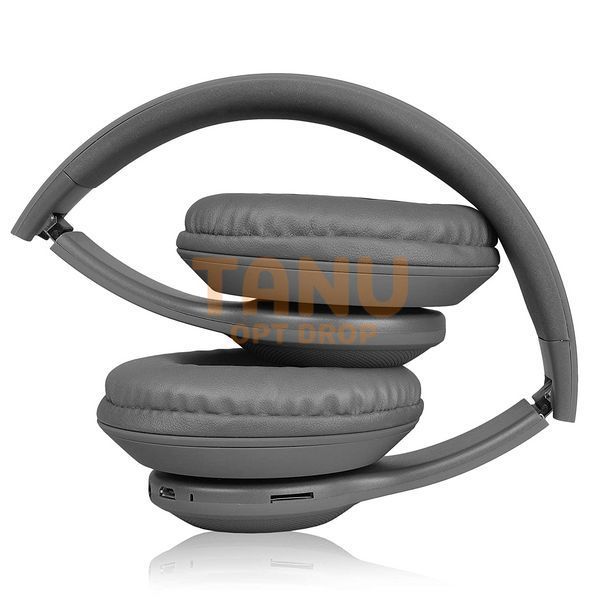 Бездротові накладні навушники з Bluetooth модулем GREY E650BT 11k01p067 фото
