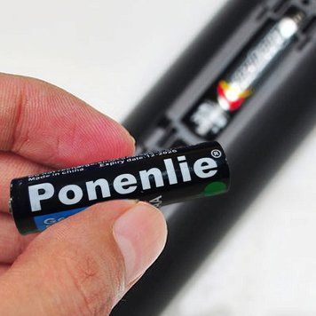 Батарейка сольова Ponenlie R6C 1,5V AA 1 шт/АП 11k12p160 фото