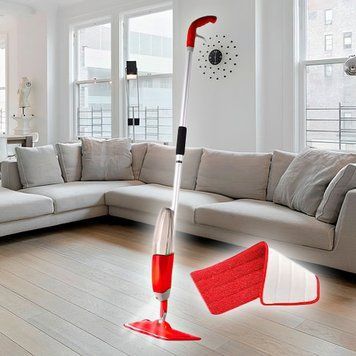 Розумна швабра 3 в 1 з розпилювачем Healthy Spray Mop Deluxe, червоний колір 01k02p031v2 фото