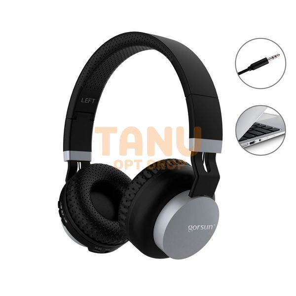 Беспроводные Bluetooth Стерео наушники Gorsun GS-E89 Черные 206 11k01p034 фото