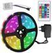 Светодиодная RGB лента с пультом управления 16 цветов свечения LED RGB 5050 SF-16 (259) 01k09p306 фото 4