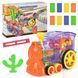Конструктор іграшка-поїзд доміно, DOMINO Happy Truck sciries COLORS 100 деталей (212) 03k05p033 фото 2