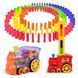 Конструктор іграшка-поїзд доміно, DOMINO Happy Truck sciries COLORS 100 деталей (212) 03k05p033 фото 3