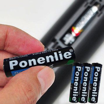 Батарейки сольові Ponenlie R6C 1,5V AA 4 шт/АП 11k12p160s1 фото