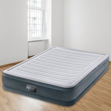 Надувная кровать-матрас Intex Comfort-Plush Mid Rise Queen 67770 L, встроеный электро насос 02k12p250 фото