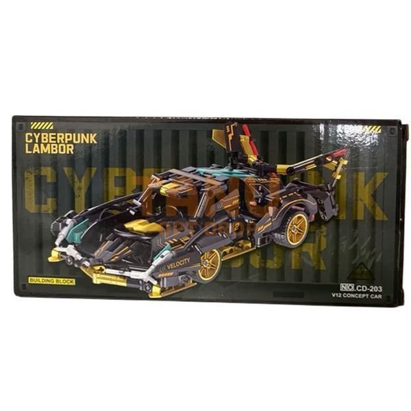 Детский развивающий конструктор Building Block CD-203 гоночная машинка (AX) 03k03p199v4 фото