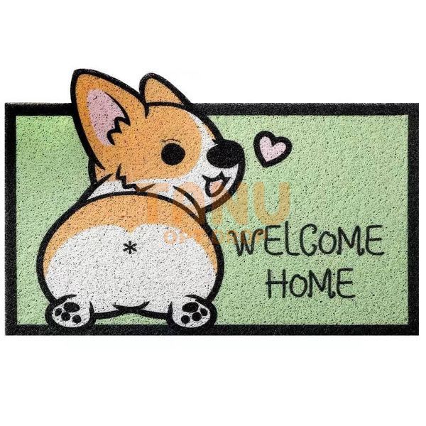 Килимок №4060-Х-1 40*60 пес з надписом &laquo;Welcome home&raquo; 01k16p003v9 фото