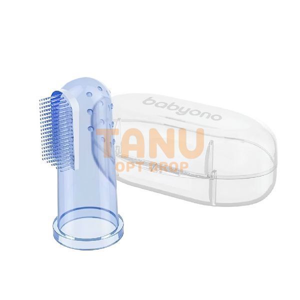 Зубная щеточка с массажем для десен (Голубой) "BabyOno" 723/02/SB 03k17p249v3 фото