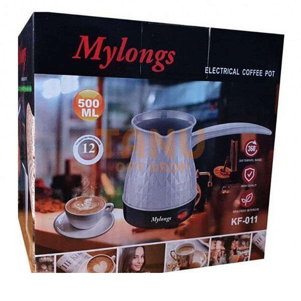 Электрическая турка (кофеварка) Mylongs KF-011 Черная 10k07p022v1 фото