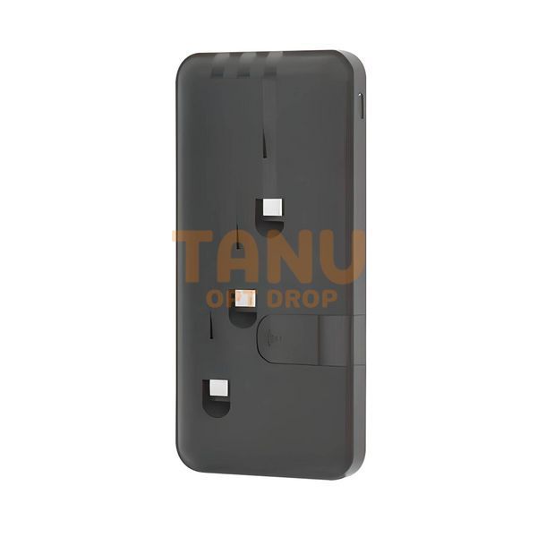 Портативное зарядное устройство со встроенными кабелями Power Bank XGB017, 30000 mAh Черный 11k12p061v2 фото