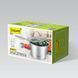 Металевий ківш Maestro MR-3505-16S, діаметр 16 см, 1,25 л, з кришкою (235) 10k09p055 фото 4