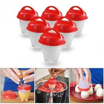 Формочки для варки яиц без скорлупы EGG Boiler 6 шт (B) 10k12p027 фото