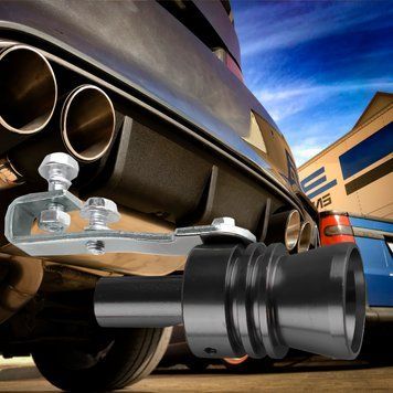 Автомобильный турбо-звуковой свисток на глушитель-выхлопную трубу Turbo Sound SOUND For Car EL-1290 M 1.6&shy;2.0L Черный (237) 04k03p170v4 фото