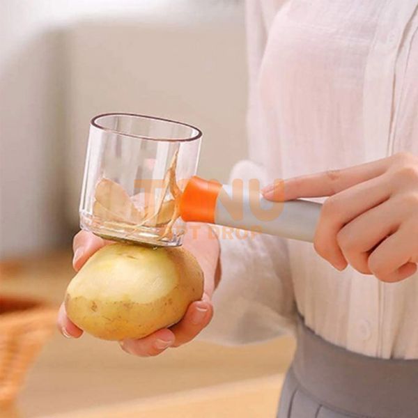 Овочечистка для видалення шкірки з контейнером Store fruit peeler (212) 10k13p031 фото