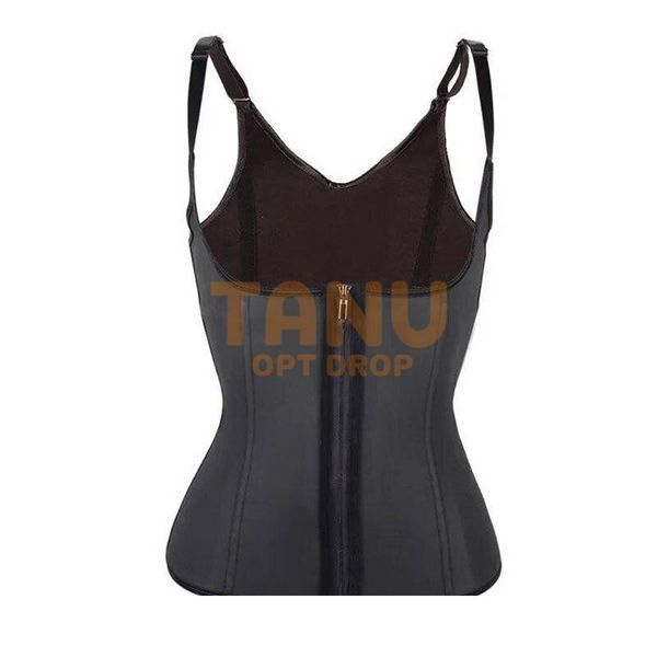 Стягуючий корсет для схуднення на бретельках Adjustable Shoulder Чорний (р-р М) 01k06p029 фото