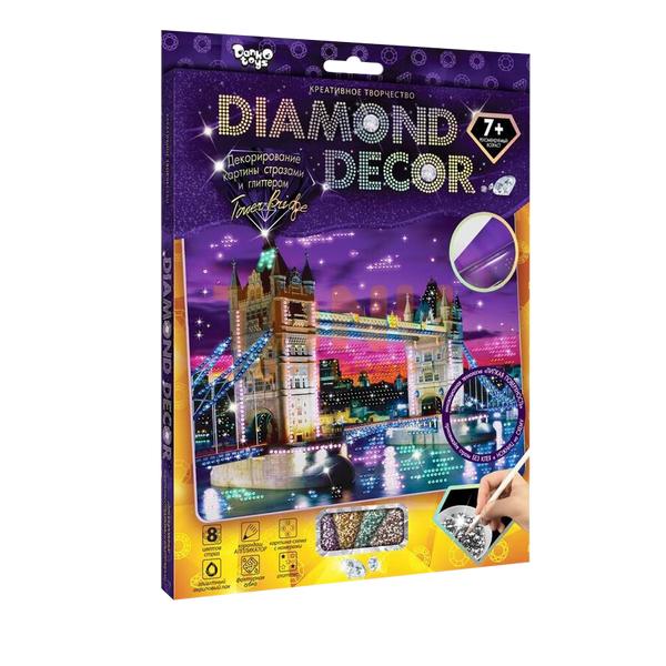 Набір для творчості Алмазна картина DIAMOND DECOR, Тауерський міст (IGR24) 03k12p073 фото
