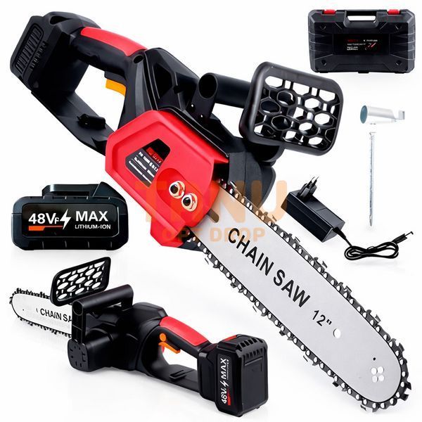 Пилка акумуляторна ланцюгова Electric saw 12" з 2 акумуляторами в кейсі (205/4234) 09k08p161 фото