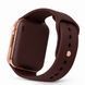 Розумний смарт годинник Smart watch A1 Android 400 мАг, очікування до 7 днів, Золотий 11k08p004v4 фото 3
