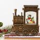 Сніговик у музичному поїзді з підсвіткою 17 см (624) 12k02p048 фото 1