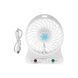 Настольный маленький вентилятор Portable Fan, Белый 01k07p015v3 фото 3