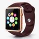 Розумний смарт годинник Smart watch A1 Android 400 мАг, очікування до 7 днів, Золотий 11k08p004v4 фото 2