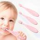 Детский набор щёток, силиконовые 3шт, розовые BabyOno (SB) 550/01 03k17p251v2 фото 1