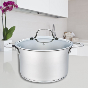 Металева каструля з кришкою Maestro MR-3505-18, діаметр 18 см, 1,75 л (235) 10k09p056 фото