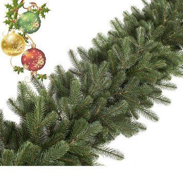 Хвойная гирлянда литая Коваливская 2,5 м Зеленая 12k03p049v1 фото