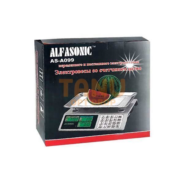 Ваги торговельні електронні ALFASONIC AS-A099 до 50 кг 10k11p020 фото