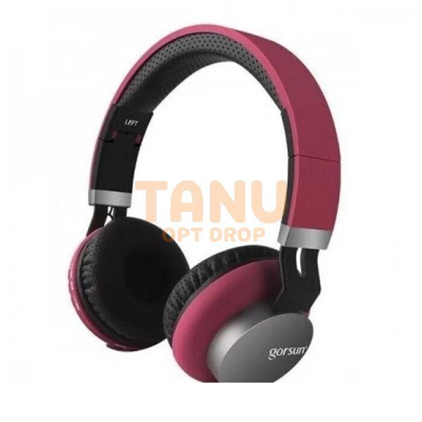 Бездротові Bluetooth Стерео навушники Gorsun GS-E89 Червоні 11k01p034v1 фото