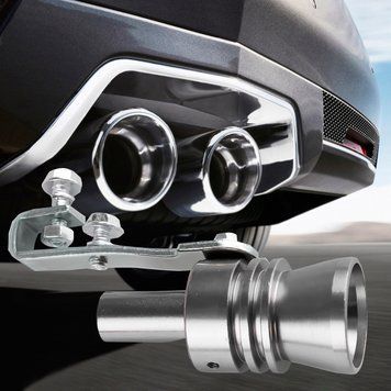 Автомобільний свисток турбо-звуковий на глушник-вихлопну трубу Turbo Sound SOUND For Car EL-1290 L 2.0&shy;2.4L Сірий (237) 04k03p171 фото