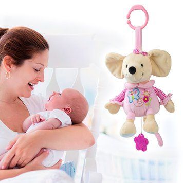 Іграшка музична на ліжечко "солодка мишка" (35 см.) "BabyOno" 927 (SB) 03k17p367 фото