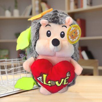 М'яка плюшева іграшка їжачок з серцем A-Toys Lid у подарунковій упаковці 03k01p022 фото