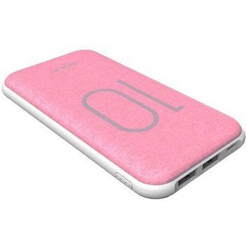 Портативная батарея GOLF Power Bank 10000 mAh G26 Розовая 11k12p068v1 фото