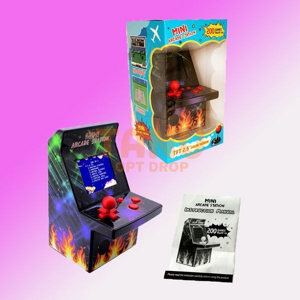 Ігрова консоль у стилі ретро портативна Mini Arcade Station 200в1 2,5' (225) 11k10p035 фото