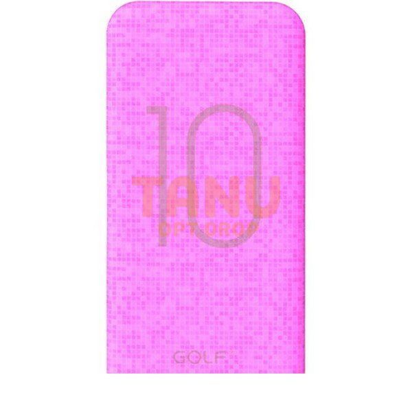 Портативная батарея GOLF Power Bank 10000 mAh G26 Розовая 11k12p068v1 фото