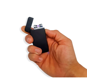 Запальничка USB Lighter Classic Fashionable Чорна матова (ART-0188) 01k03p020 фото