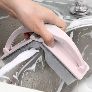 Складная кухонная бытовая губка с отжимом воды с ручкой WASHER AND534 Бежевый (205) 01k02p346v3 фото