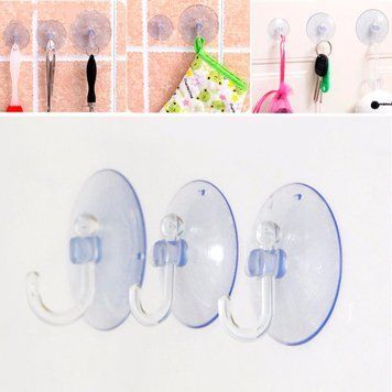 Гачки на клейкій основі Small HANGER plastic 10 шт (212) 01k01p095 фото