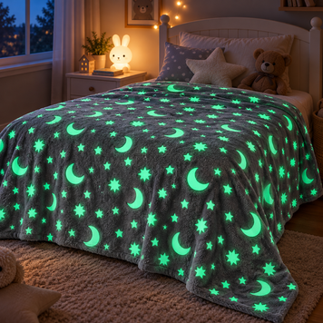 Дитячий плед-покривало Magic Blanket, що світиться в темряві, 100x150 см (4409/BLANKET) 03k01p062v3 фото