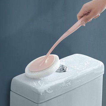 Універсальна щітка для прибирання унітаза та ванни Sponge Brush 01k02p085 фото
