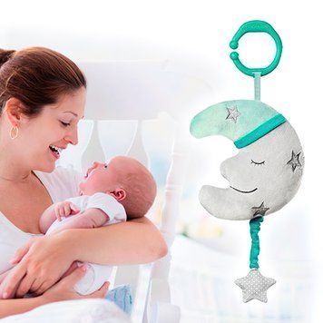 Іграшка музична на ліжечко "щасливий місяць" (38 см.) "BabyOno" 610 (SB) 03k17p368 фото