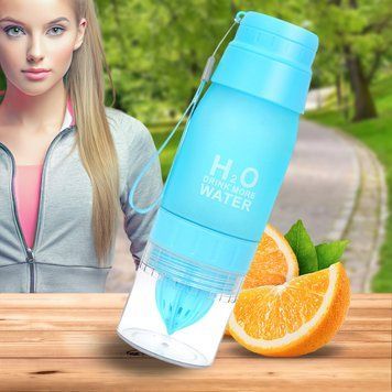 Пляшка соковижималка H2O блакитна (В) 10k14p014v1 фото